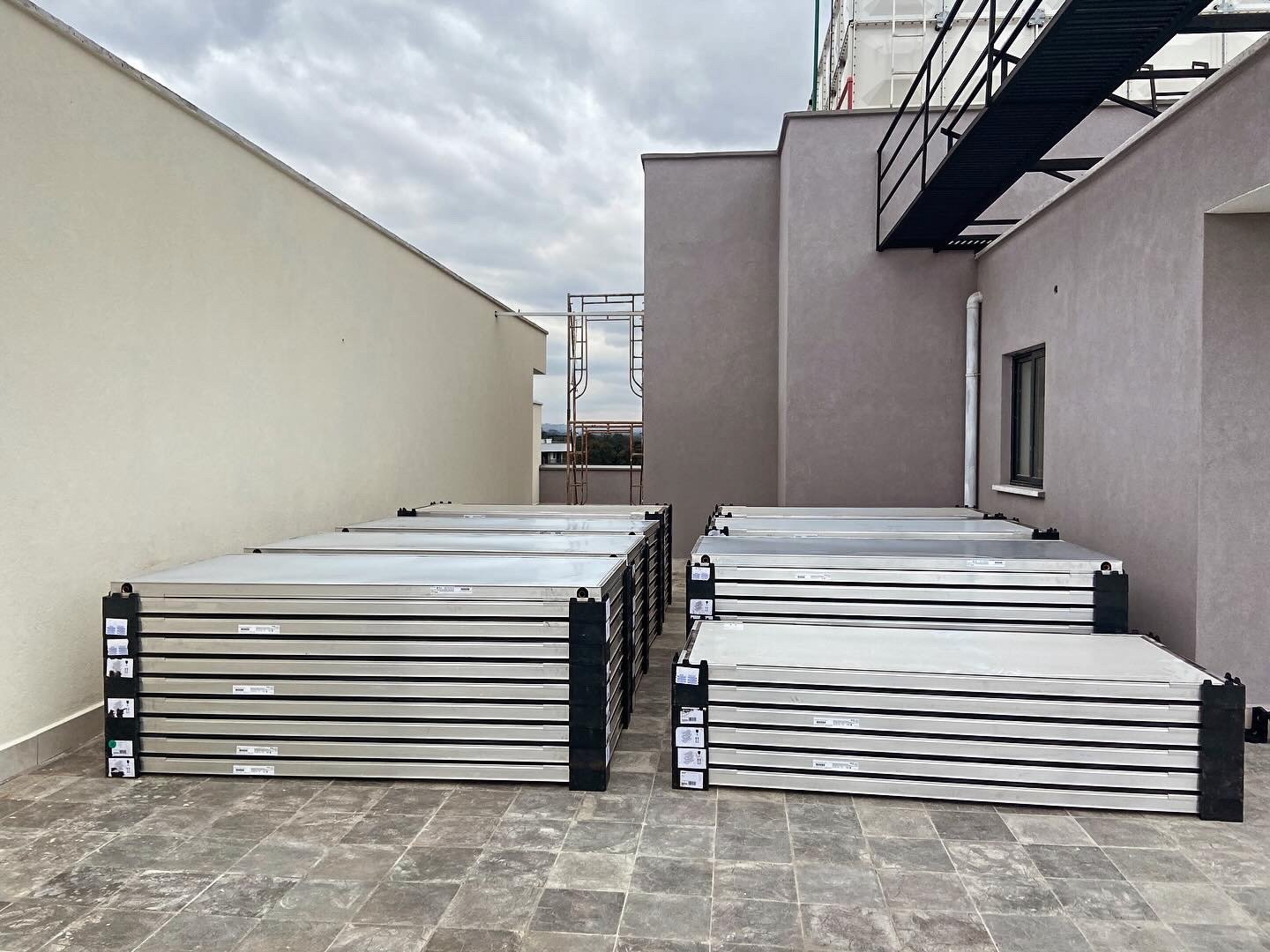 Rooftop Panel Stack